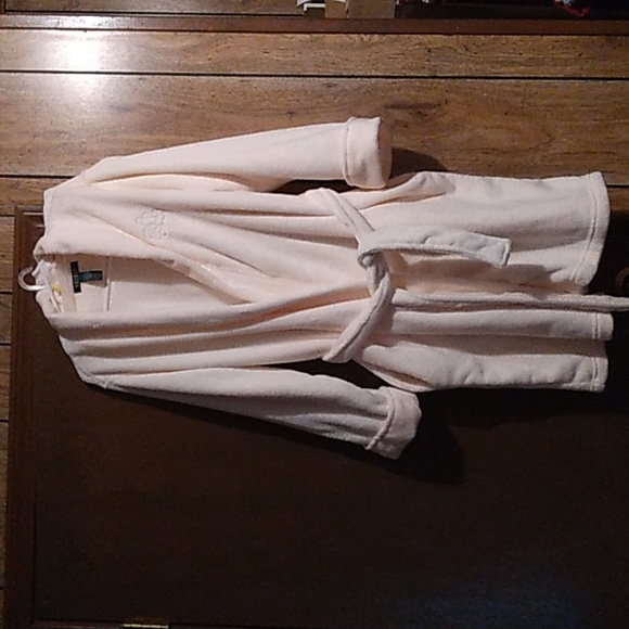 Lauren Ralph Lauren soft thick robe with pockets"belt - Picture 7 of 8